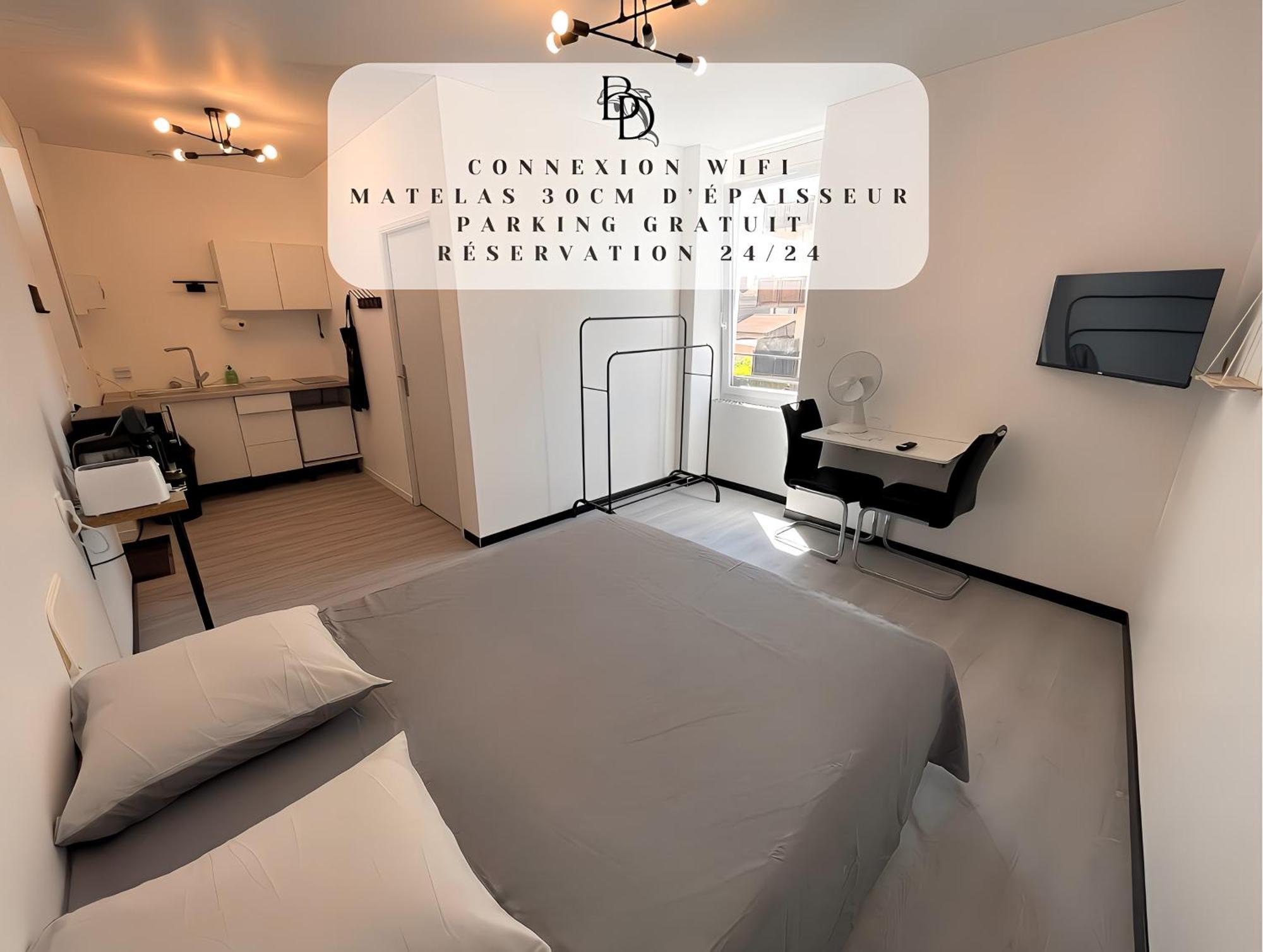 Studio B2 20M2 Cosy 5Min A Pied Des Gares Роанн Екстер'єр фото